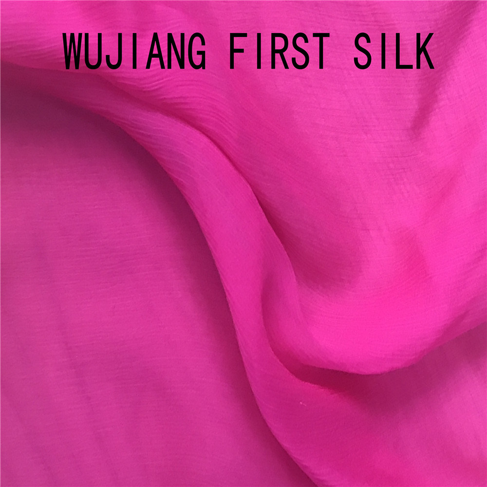 Silk Nylon Blend Crinkle Chiffon Fabric, 8mm Silk Crinkle Ggt Fabric, Silk Crinkle Georgette Fabric