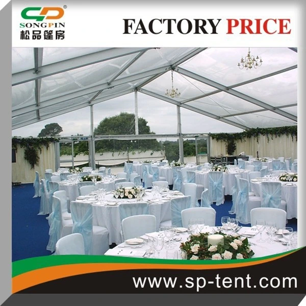 12X15m Transparent Wedding Tent for Outdoor Wedding Ceremony