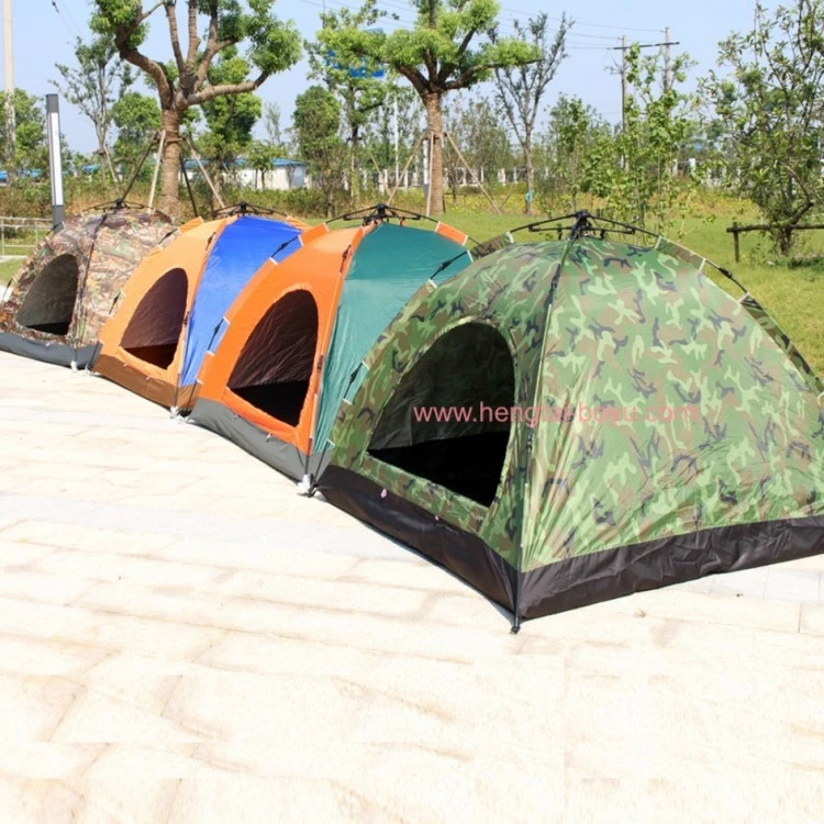 Lowest 2 Person Foldable Military New Connectable Camouflage Camping Tente De Luxe Large Screen Instant Cabin Tents with Floor