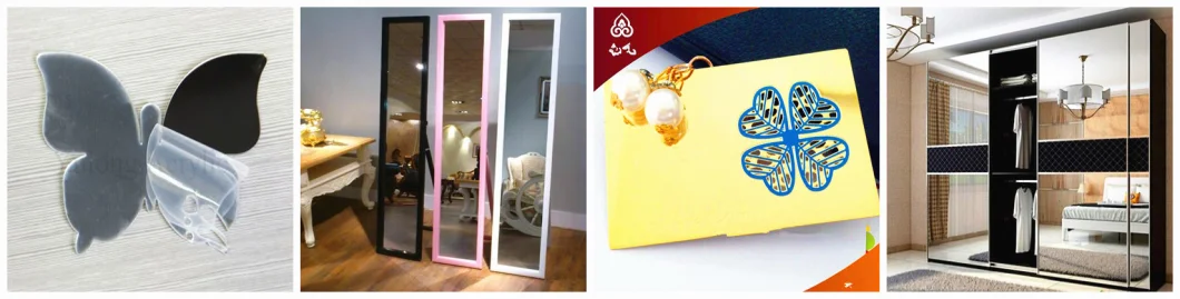 3mm Thick Acrylic Plexiglass Mirror Sheets for Decoration