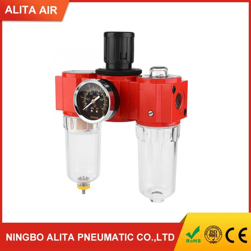Pneumatic Frl Combination Manual Automatic Drain Air Filter Pressure Regulator and Lubricator