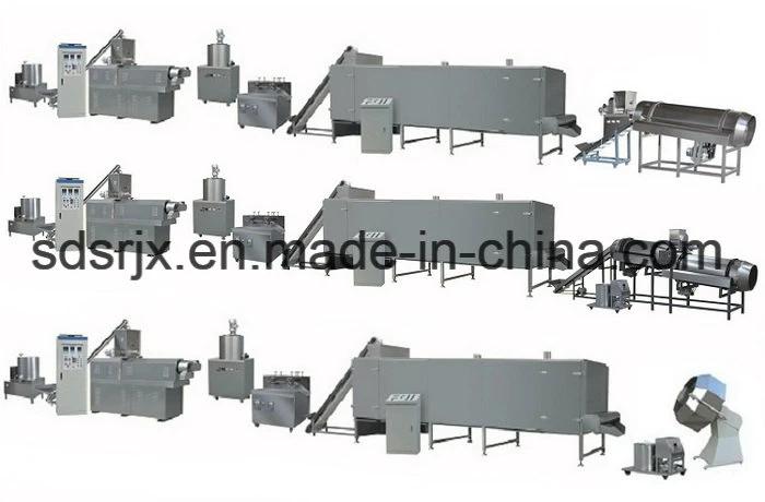 Core Filled Vegetable Crisps Puffs Extrusion Machinery and Drying Oven Machine