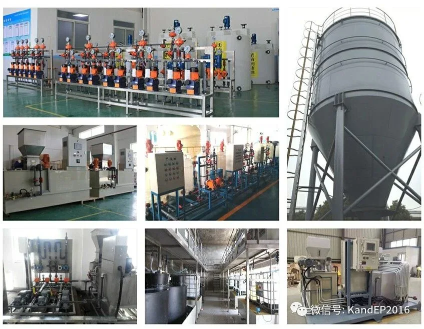 Low Noise Polymer Feed Machinery Chemical Dosing Unit High Efficiency Flocculation