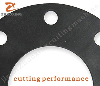 Oscilalting Knife Automatic CNC Cutting Machine Cutter Flatbed Rubber Ring Asbestos Graphite Gaskets Industry