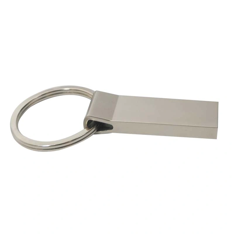 Hanging Ring Metal Custom Printed Logo SD Card Memory Card USB Flash Drive USB Pen Drive
