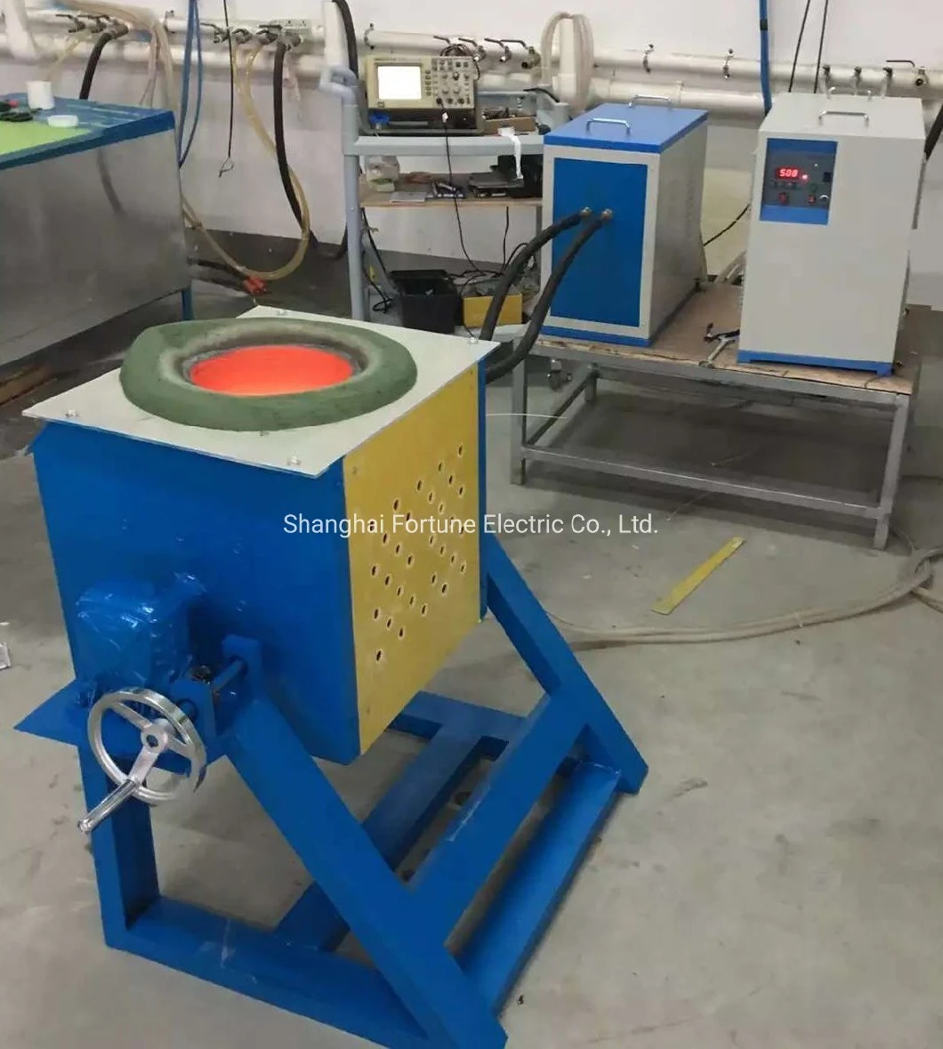 Induction Heating Small Type Copper Melting Furnace