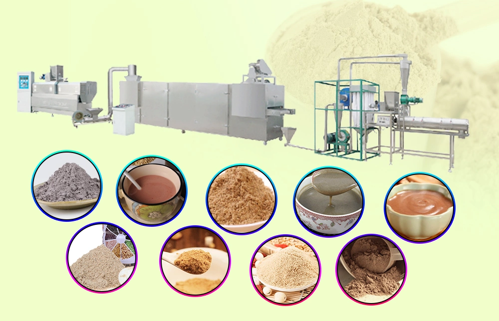 High Quality and Industrial Nutrition Powder Production Line Baby Food Machine Baby Food Powder Making Machine