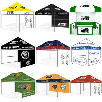 Outdoor 10X10 Canopy Gazebo Marquee Tent Foldable Gazebo Pop up Advertising Tent for Trade Show Events