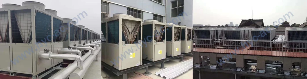 Industrial Air Conditioning Air-Cooled Modular Scroll Cooling-Heating Water Chiller System R410A