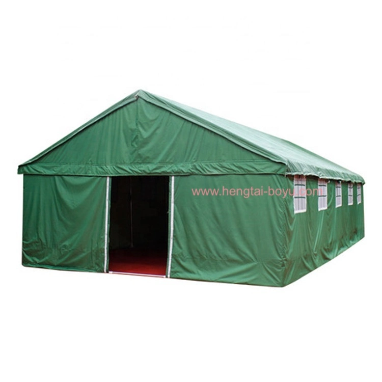 Canvas Fabric Cheap Military Style Permanent Canvas Safari Tents and Swag