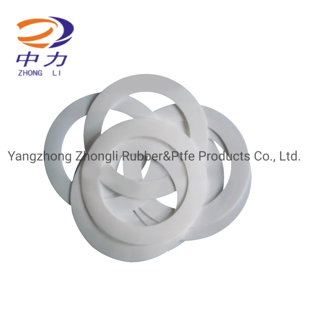All Sizes PTFE Gaskets, PTFE Rings with Corrosion Resistance for Sealing