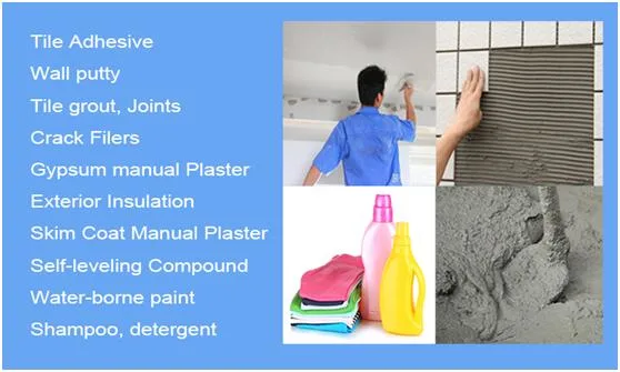 Tile Adhesive, Ceramic Adhesive, Skim Coat, Gypsum Powder, Concrete, Cement Used HPMC