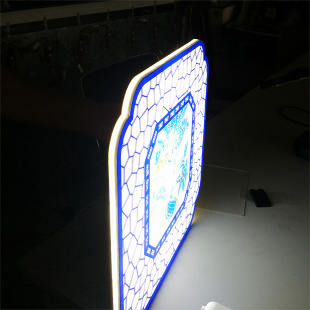 LED Panel Light Plastic Kits with (Light Guide Plate) LGP, Reflector and Diffuser Cutting to Size