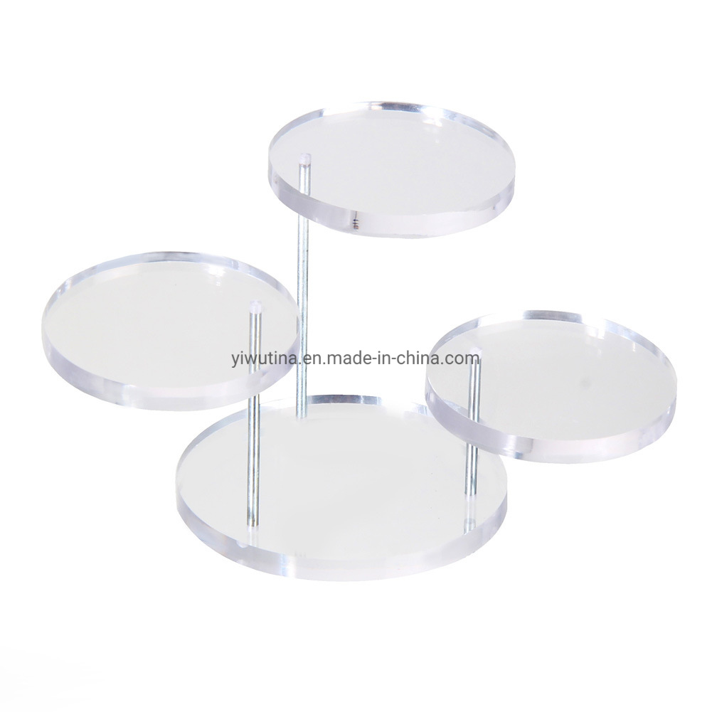 Jewelry Store Exhibitor Custom Acrylic Plate Clear Acrylic Ring Display