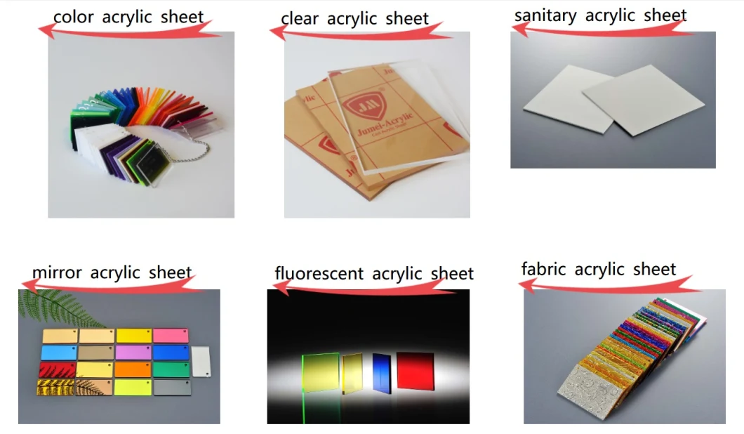 Wholesale High Transparency Clearness 3mm Clear Acrylic Sheet for Laser Cutting