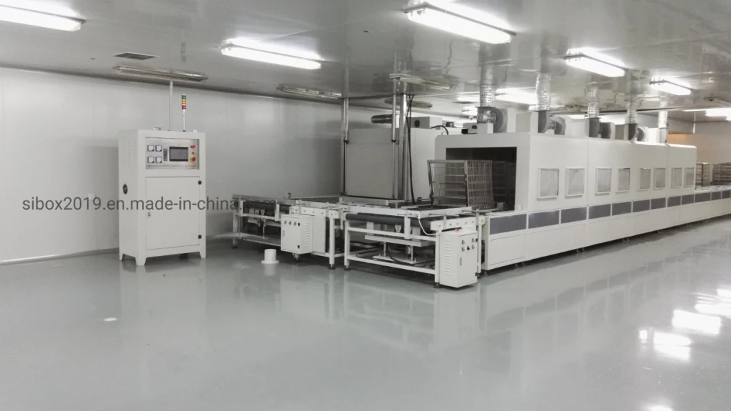 Process Kitchen Ware Automatic Drying Coating Heat Curing Industrial Conveyor Oven