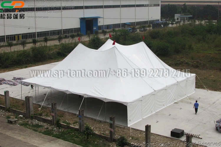 Large Outdoor Meeting Tent Peg and Pole Marquee for Sale