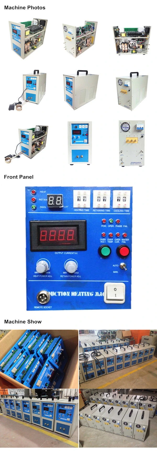 Made in China Price of 25kw Induction Heat Treatment Machine