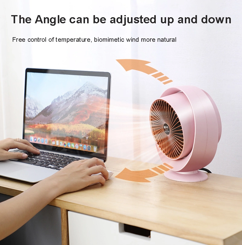 800W Electric Heater PTC Fan Heater Indoor Portable Room Heater Ceramic Desktop Mini Fan PTC Heater