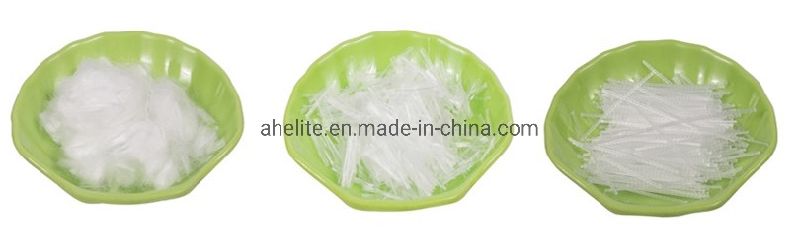 Plastic Polypropylene Synthetic Polymer Fibers for Structural Use