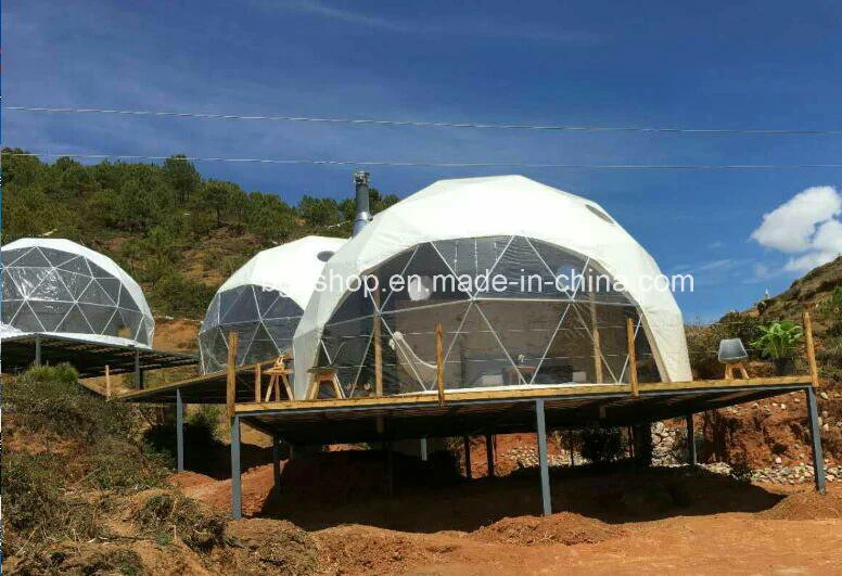 Dia. 6m Waterproof Dome Hotel Geodesic Dome Tent