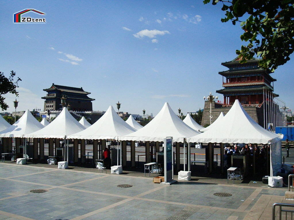 Outdoor Temporary Pagoda Tent Cheap Aluminum Frame Small Event Tent