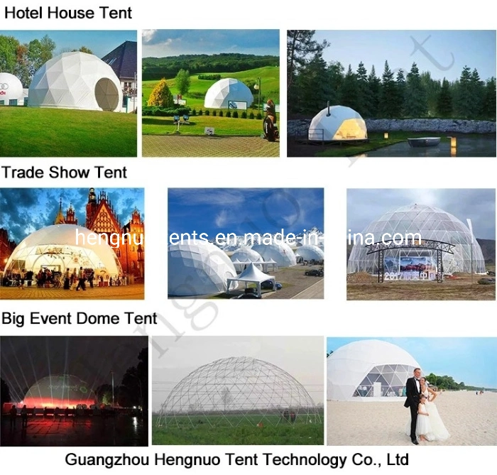 Heavy Duty Snow Resistant Luxury Outdoor Geodesic Camping Dome Tent