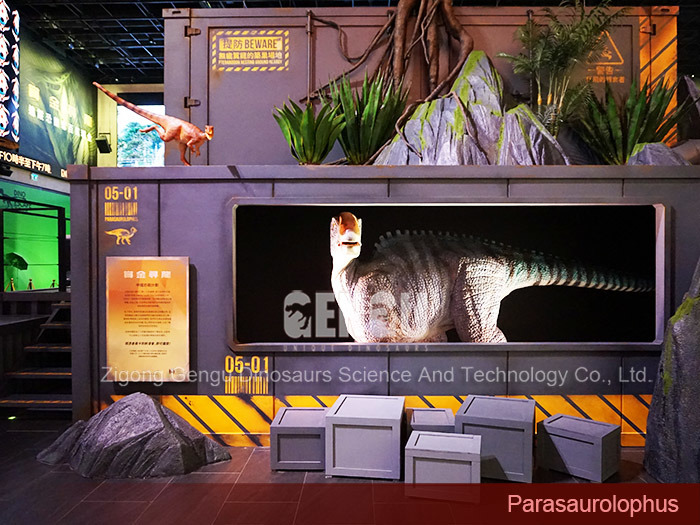 Animatronic Parasaurolophus Suppliers Dinosaur Playground Equipment