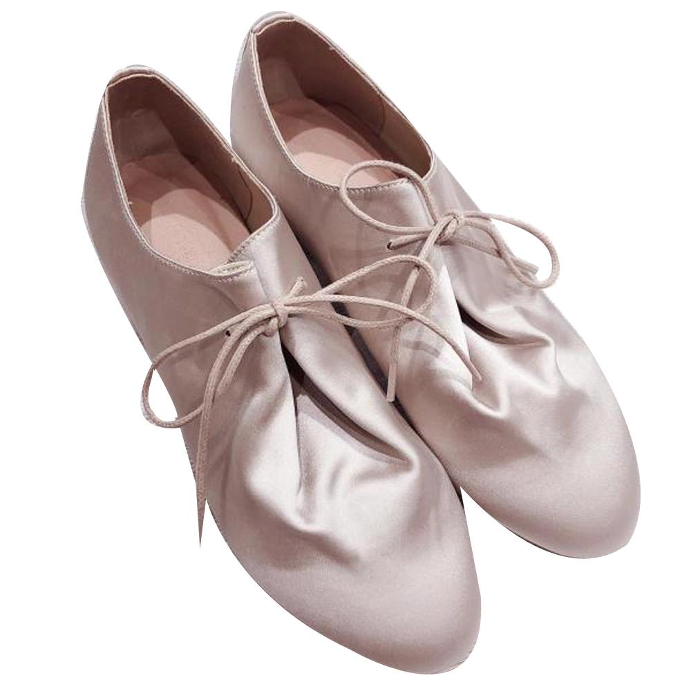 Hot Sale Girl's Japan Soft Cute Satin Ballet Flats Dance Shoes Best Foot Feeling