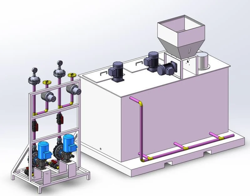 Automatic Chemical Chlorine Powder Dosing Polymer Machine