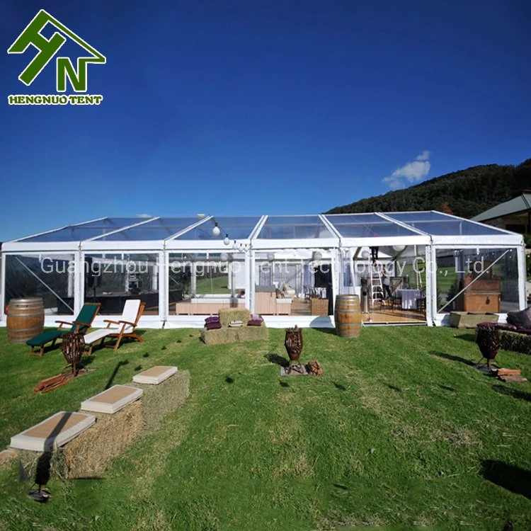 500 Seater Clear Wedding Party Tent Canopy with Clear Roof