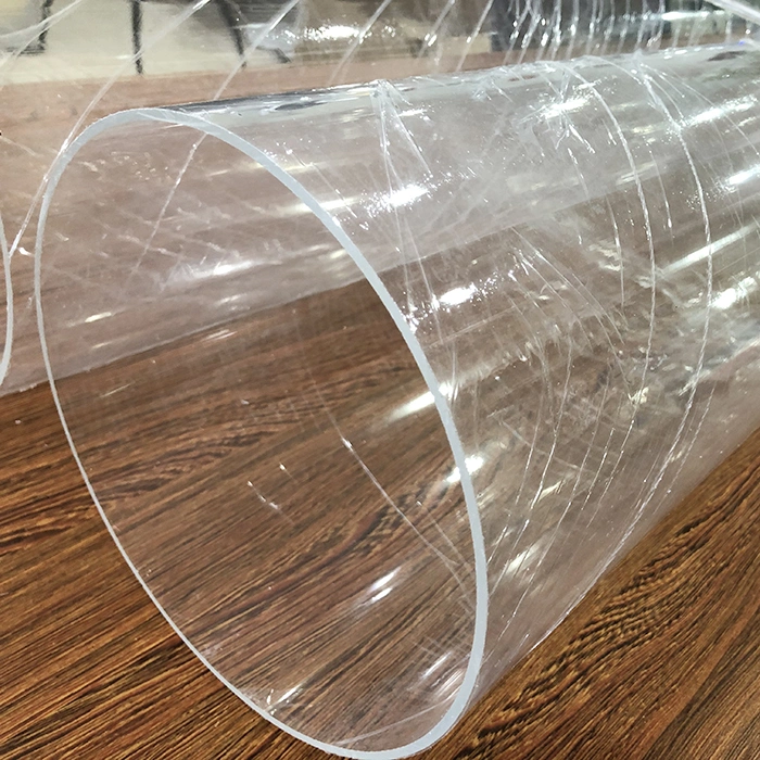 Frosted Acrylic Tube Milk White PMMA Pipe Light Diffusing Polycarbonate Tube