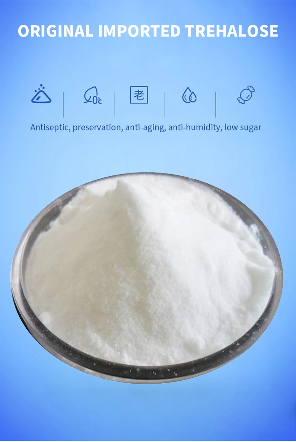 Quality Additive Trehalose for Food, Cosmetic