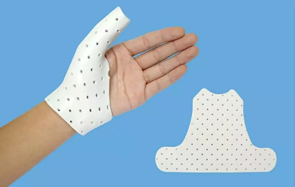 Thermoplastic External Nasal Splint Sheets for Fracture Orthopedic Rhinoplasty Treatment
