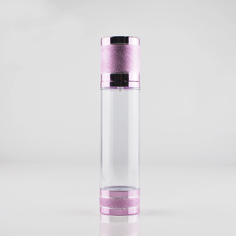 Pink Acrylic Airless Lotion Bottle for Cosmetic Packaging (PPC-NEW-039)