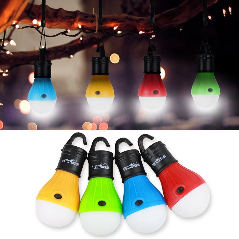 3*AAA Portable Waterproof LED Tent Light Bulb for Camping Hiking Emergency Lamp