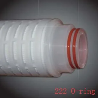 20 Inch Pleated Filter 0.2 0.45 Micron PTFE Membrane Filter Cartridge with Stainless Steel Filter Core