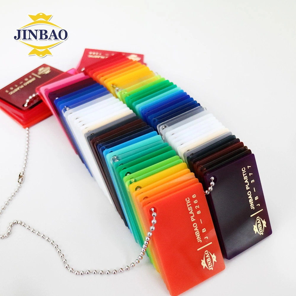Jinbao 1220 X 2440mm 4X8 Feet 2X3m Translucent Iridescent Heat Resistant Glass Plastic  Acrylic Sheet