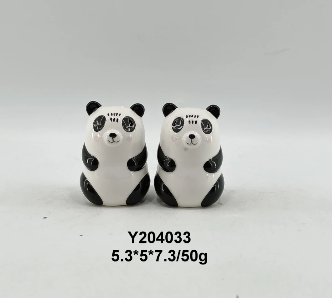 Cute Panda Salt & Pepper Set