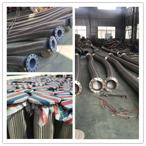 Stainless Steel Annular Convoluted Metal Hose for Steam, Braided Hose/Bellow with Flange/Fittings