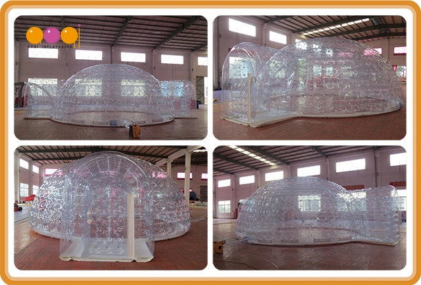 White Inflatable Clear Camping Tent Inflatable Event Tent (AQ7372-2)