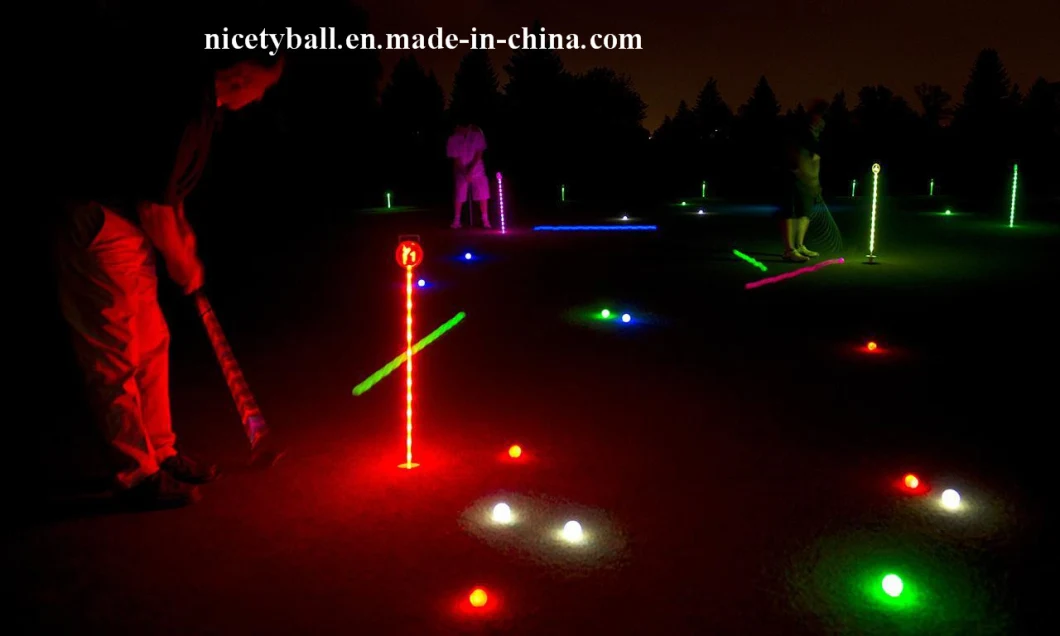 Clubhouse Entertainment LED Night Golf Putting Set