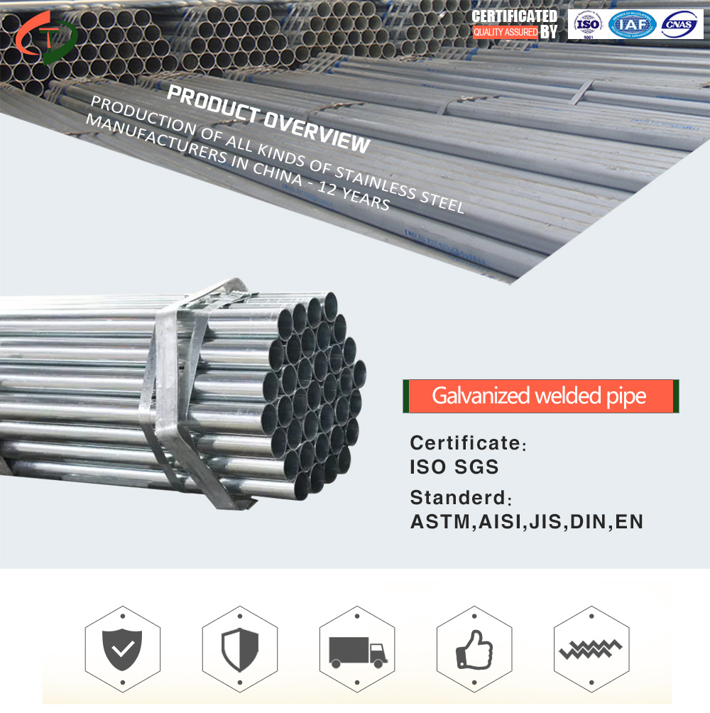 Galvanize Steel Pipe Tube Galvanized Tube Suppliers