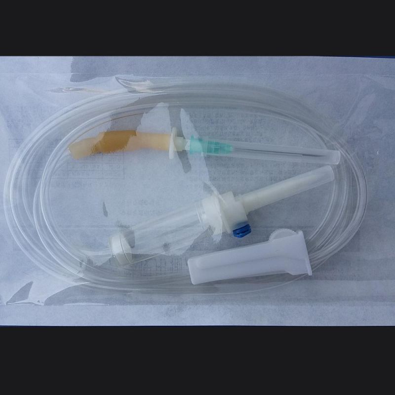 Disposable Medical Producets Insusion Set with Double Metal Spike Sterile Non Toxic Pyrogen Free Non Hemolytic