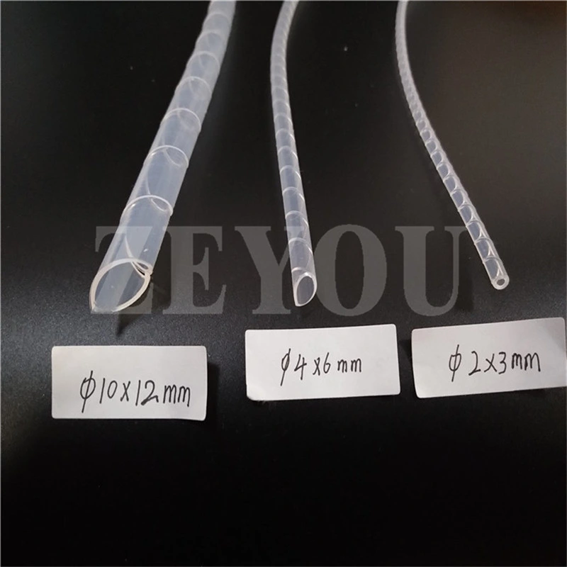 Modified Transparent FEP PTFE PFA Winding Tubing for Cable Packing