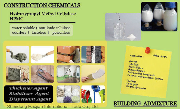 Colored Cementitious Stucco Additive HPMC Mhpc Cellulose Ethers