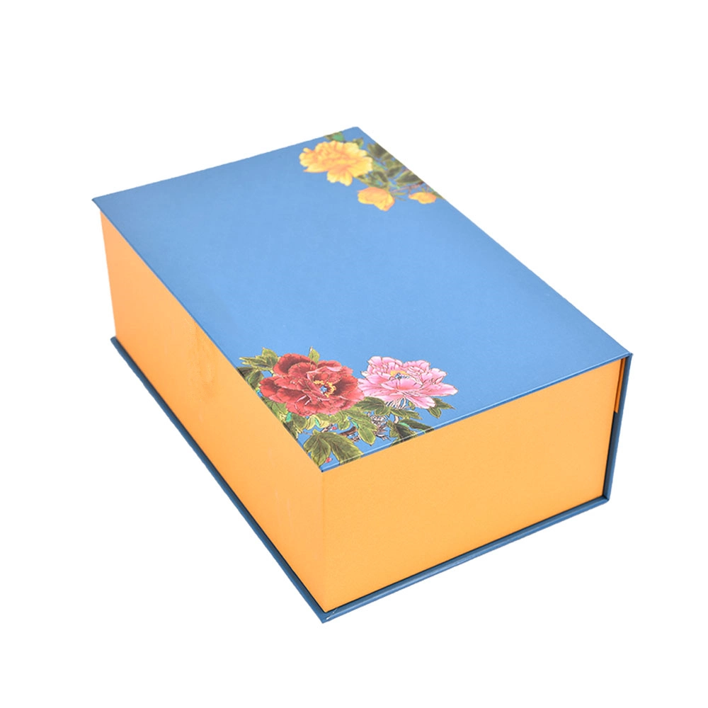Custom Magnetic Closure Tea Set Paper Packaging Luxury Gift Box with Satin Lining