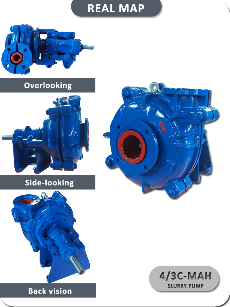 High Efficiency Head Grease Lubrication Centrifugal Slurry Mud Sand Pump China Manufucture