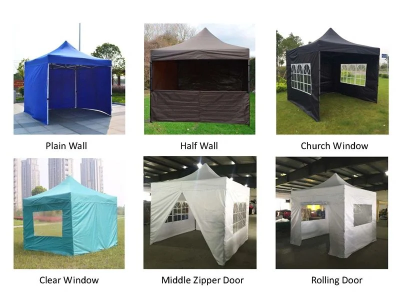 Custom Outdoor Event 3X3 Folding Printed Red Gazebo Canopy Tent for Trade Show