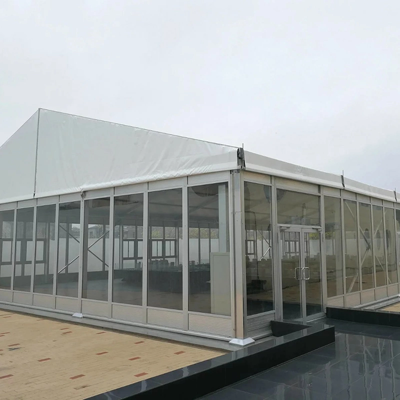 Wedding Marquee Party Glass Wall Tent for Outdoor Exhibitions Events